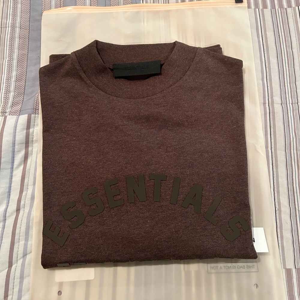 KIDS ESSENTIALS FOG HEATHER WOOD Sz 10